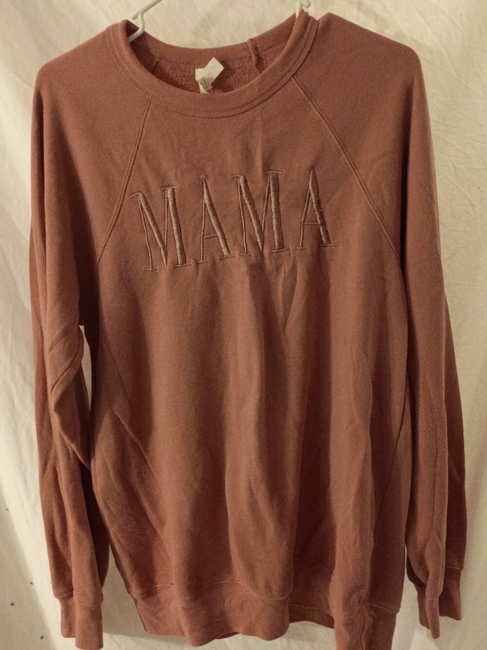 Women's Large "MAMA" Embroidered Sweatshirt
